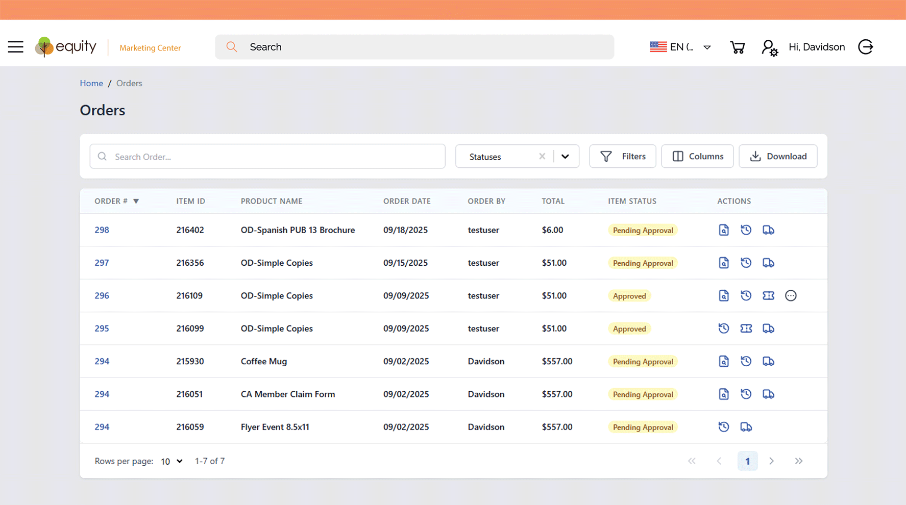 Empower Complex Ordering